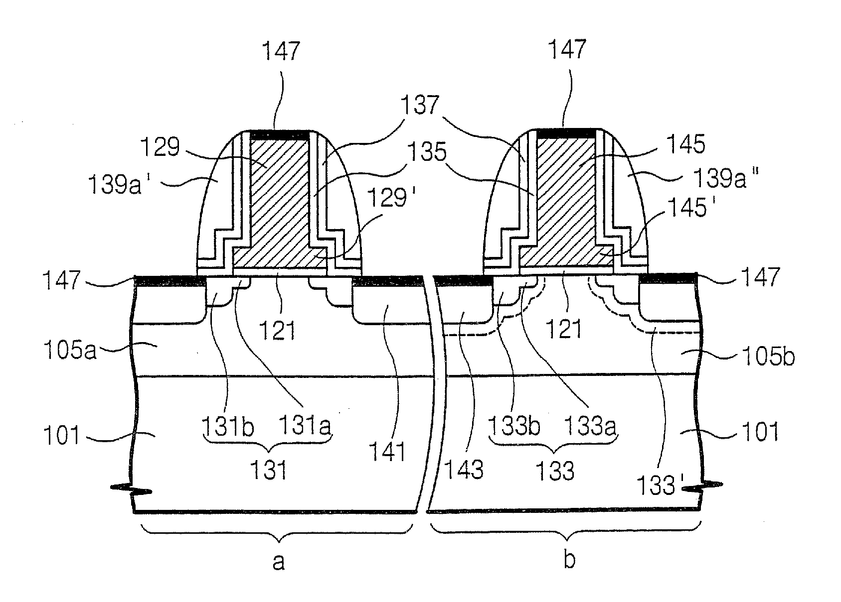 Mos transistors having inverted t-shaped gate electrodes and fabrication methods thereof