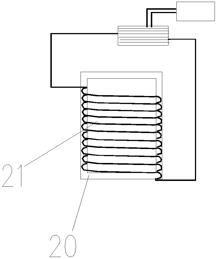 Biogas production device and method