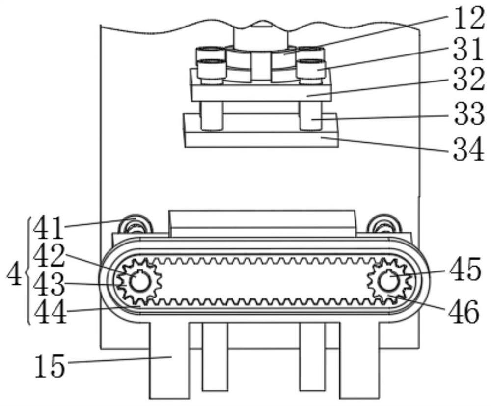 Reciprocating film pressing device for rubber diaphragm