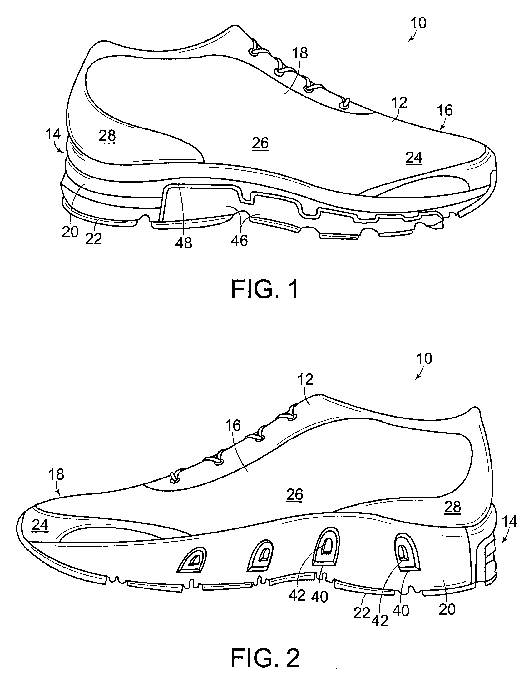 Article of footwear with midsole having higher density peripheral portion