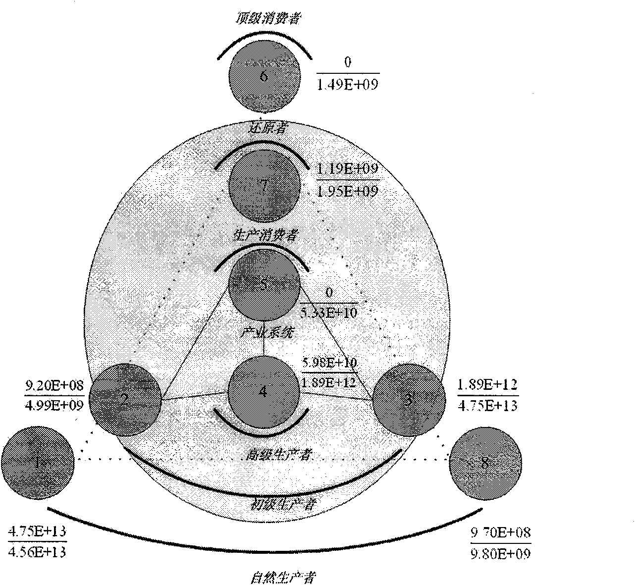Analysis method for local area ecological network