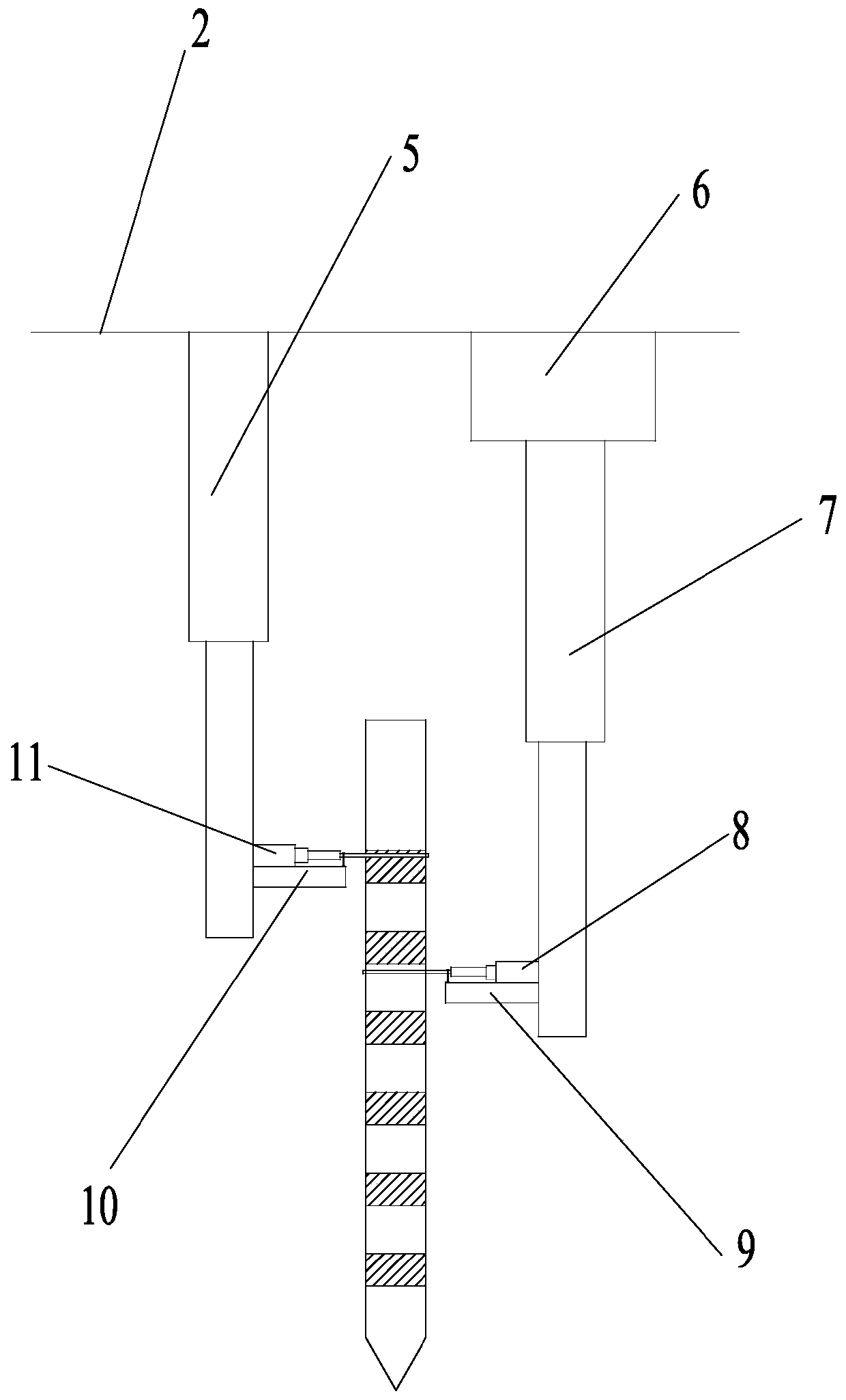Three-dimensional in-situ real-time submarine sediment acoustic section scanning device