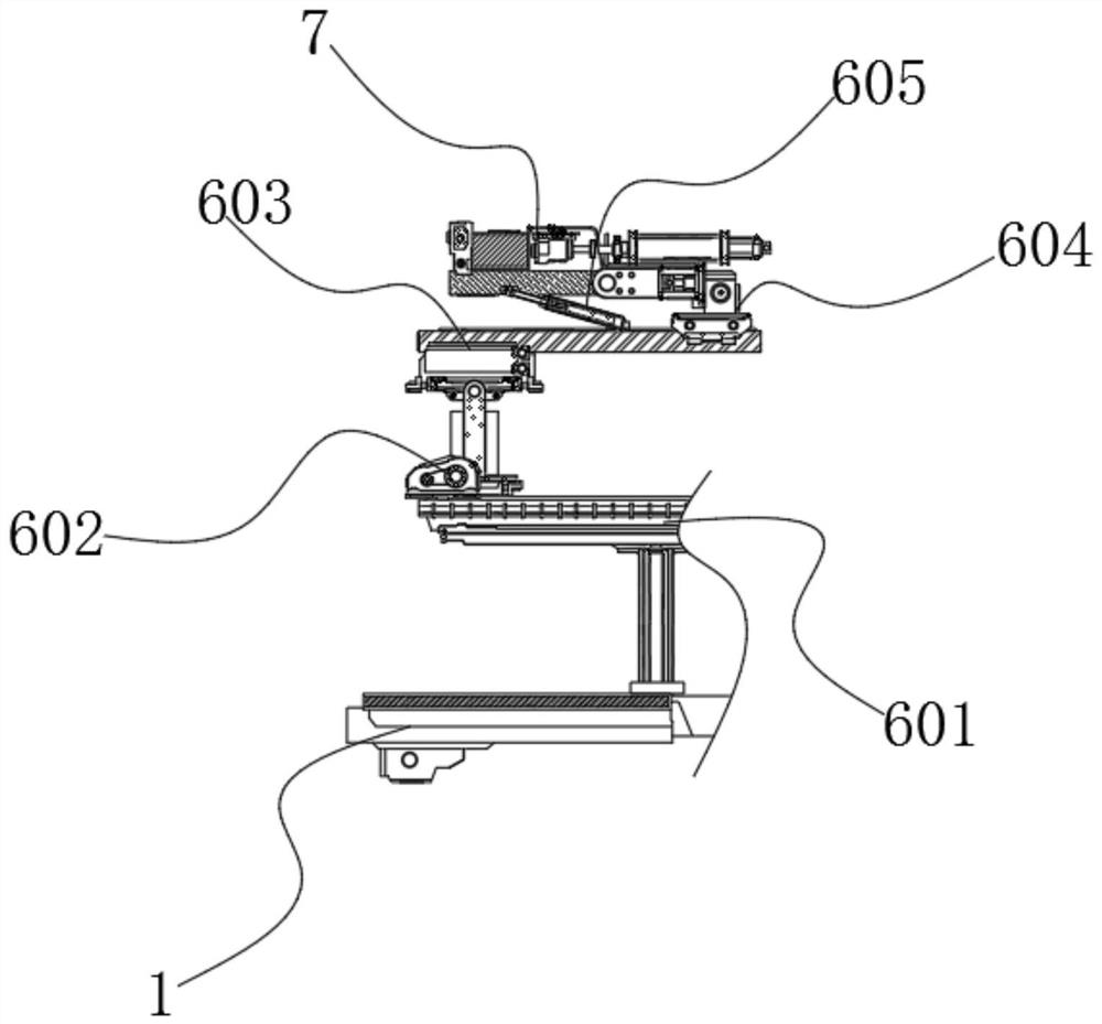 A jet mechanism of single crystal carbide material processing equipment