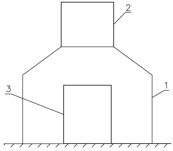 Harmless treatment device and method for high-sulfur-chlorine high-risk hazardous waste