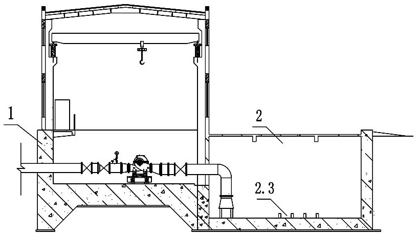 Method for cleaning silt in water inlet pool on front side of water delivery pump station