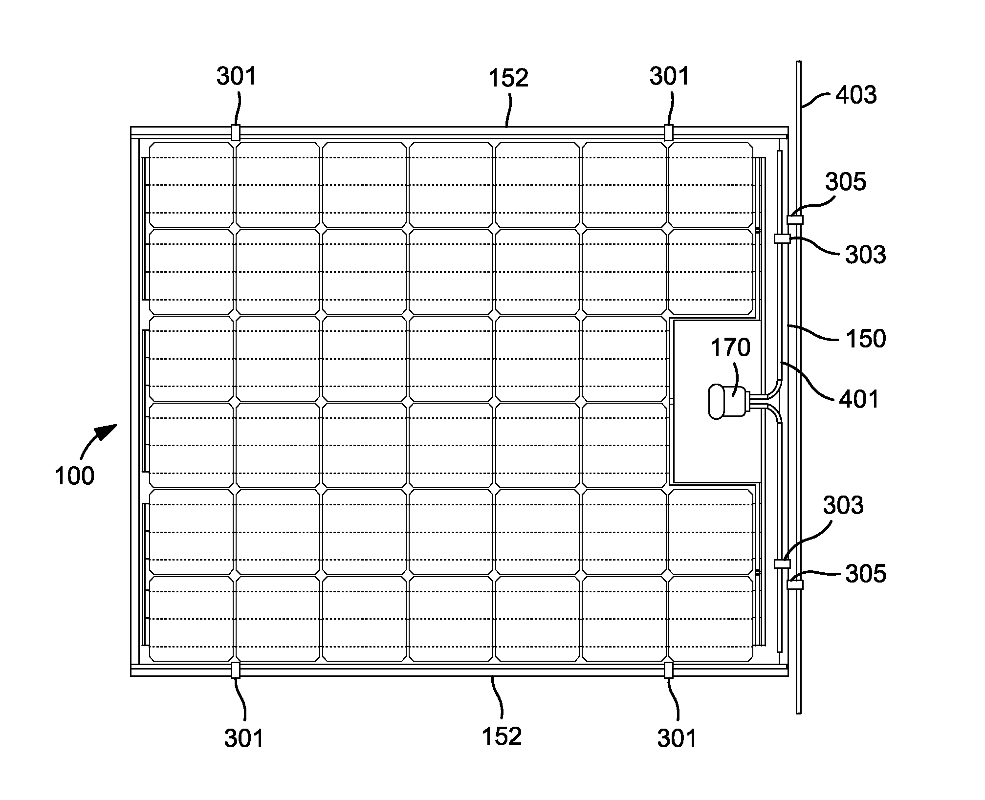 Apparatus and method for solar panel on-board wiring
