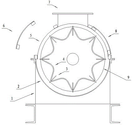 Eucommia key fruit shelling machine