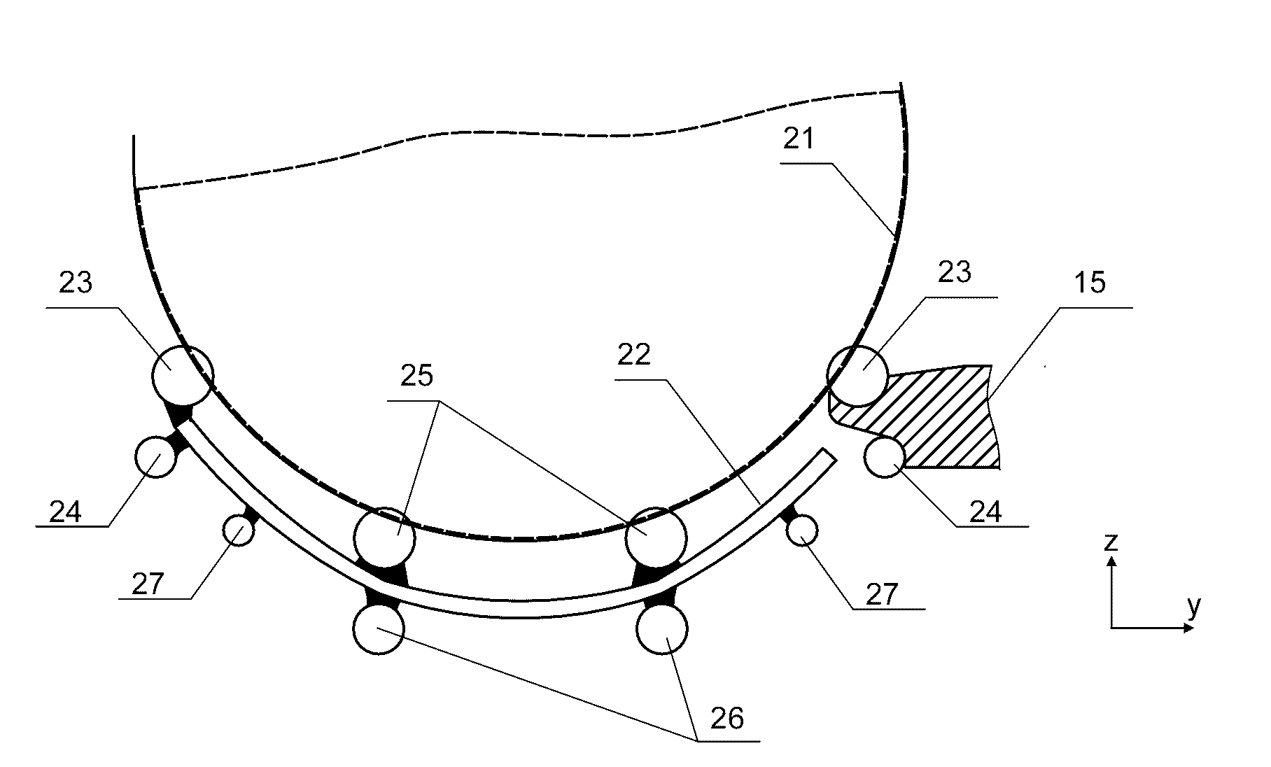 Crystal boat and crystal boat transfer device and wafer transfer system containing crystal boat and crystal boat transfer device
