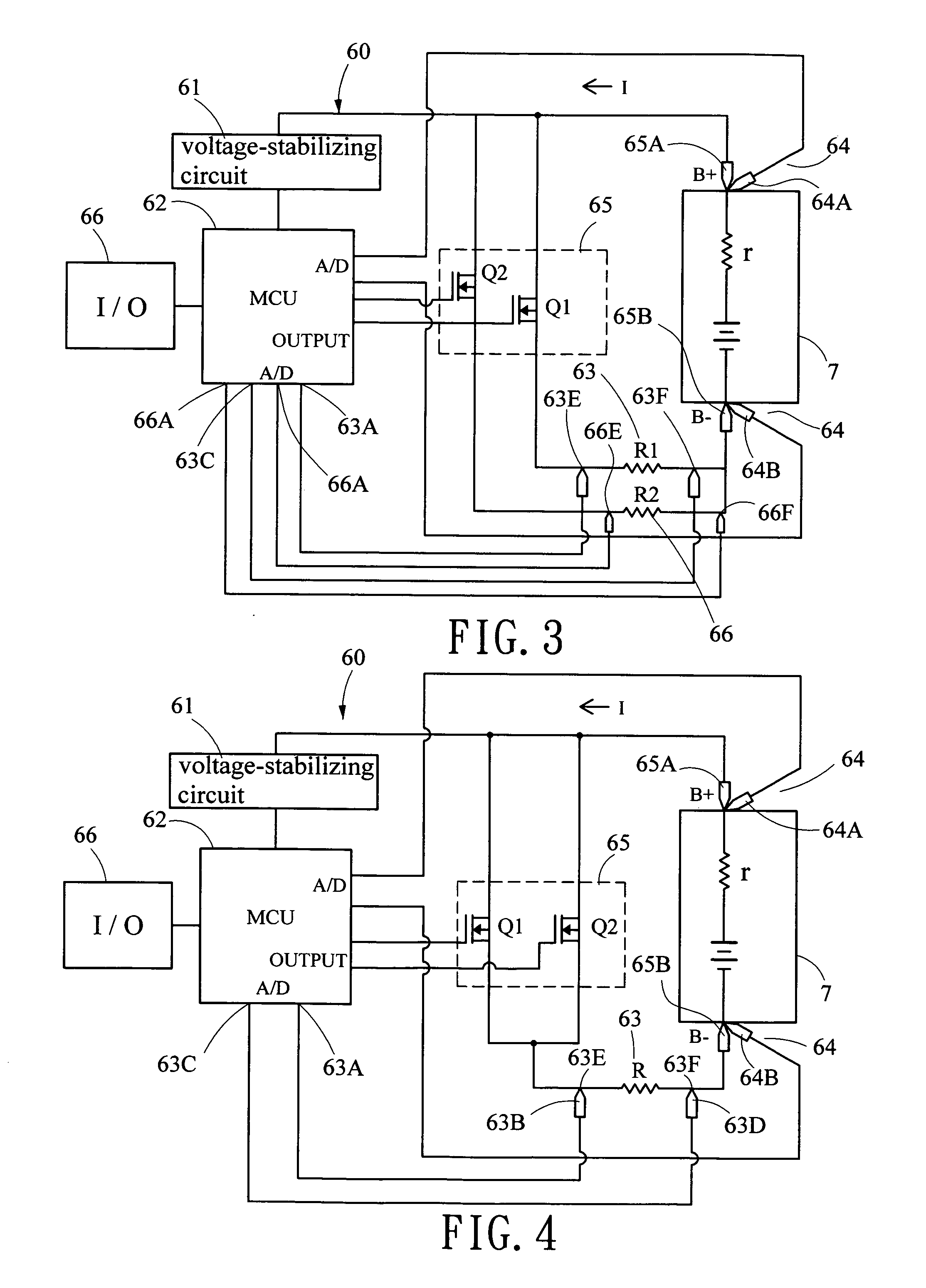 Method and apparatus for monitoring the condition of a battery by measuring its internal resistance