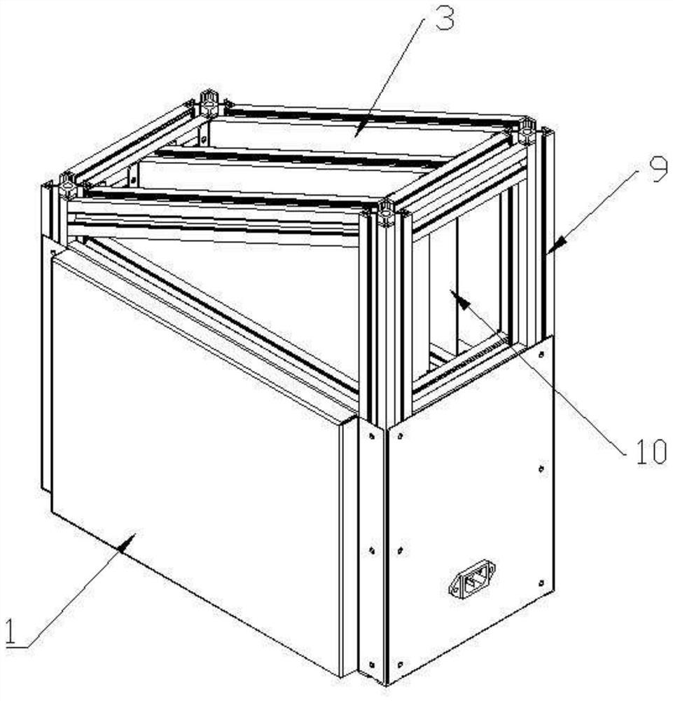 Tray winding device