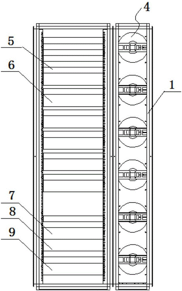 Integrated internal circulation server rack