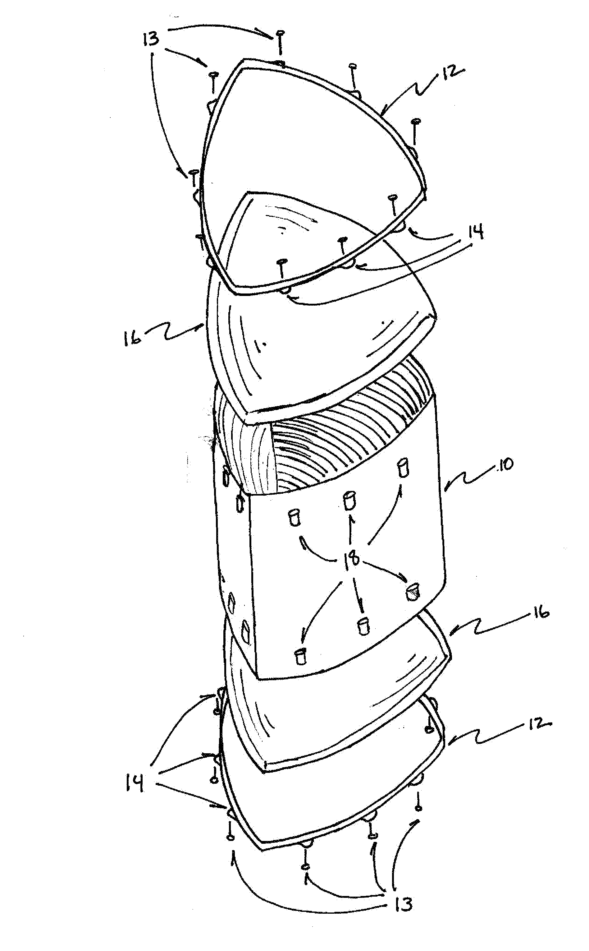 Drum Design with Acoustic Advantages and for minimal Travel from Drum to Drum