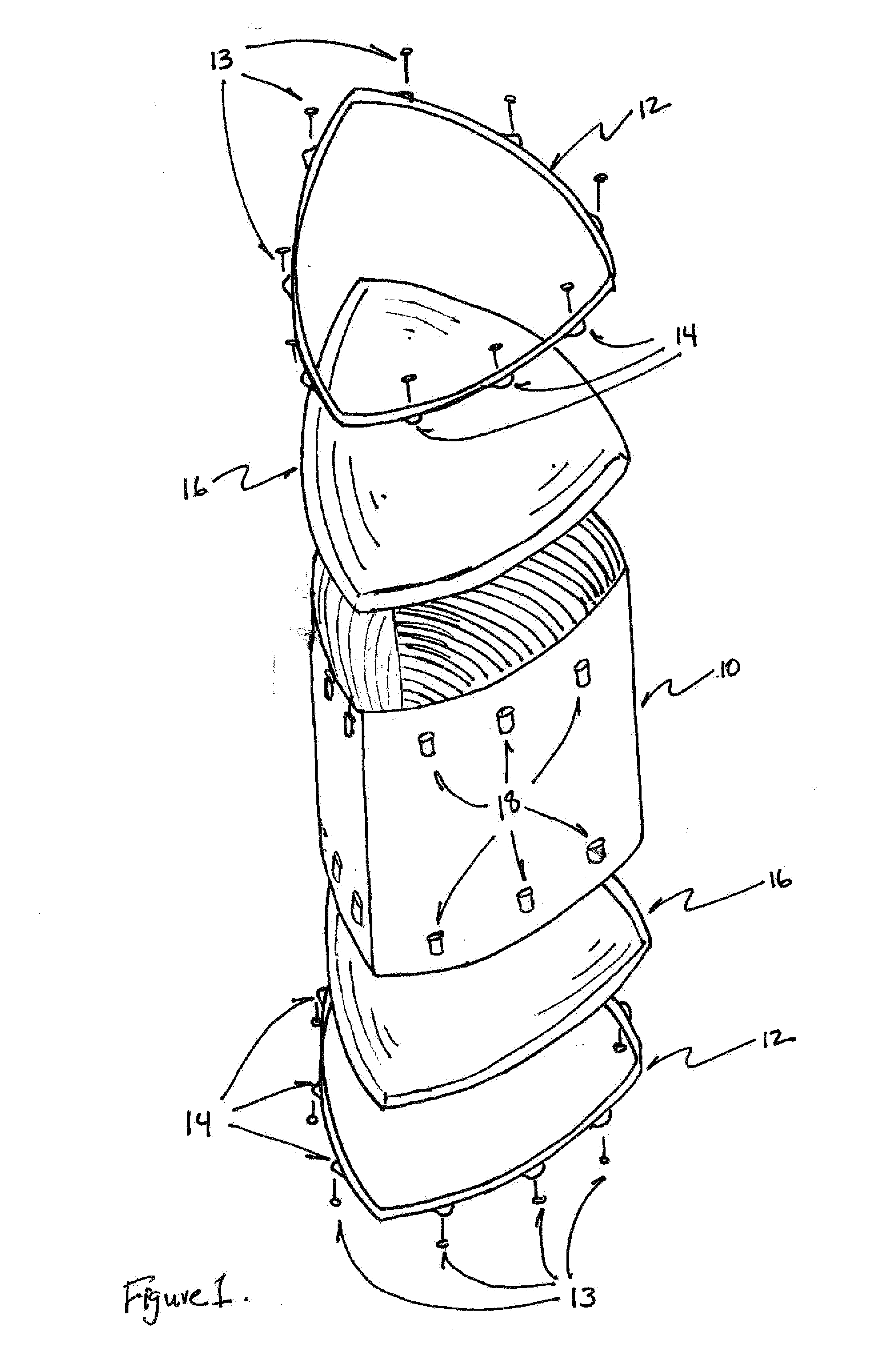 Drum Design with Acoustic Advantages and for minimal Travel from Drum to Drum