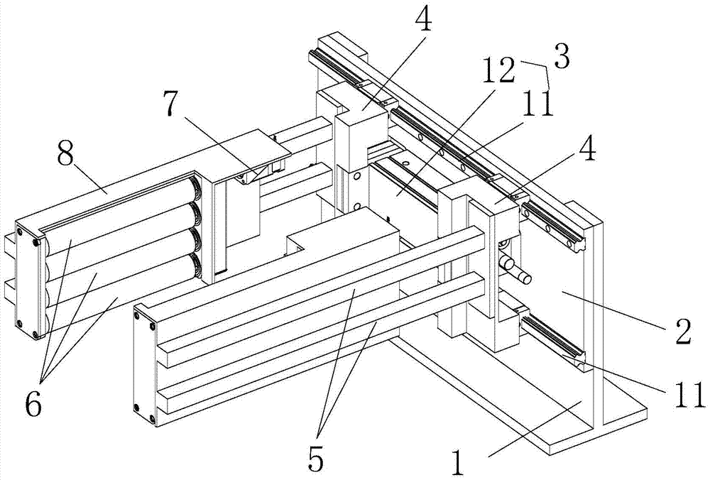 Rolling separation device for pcb board automatic sorting machine