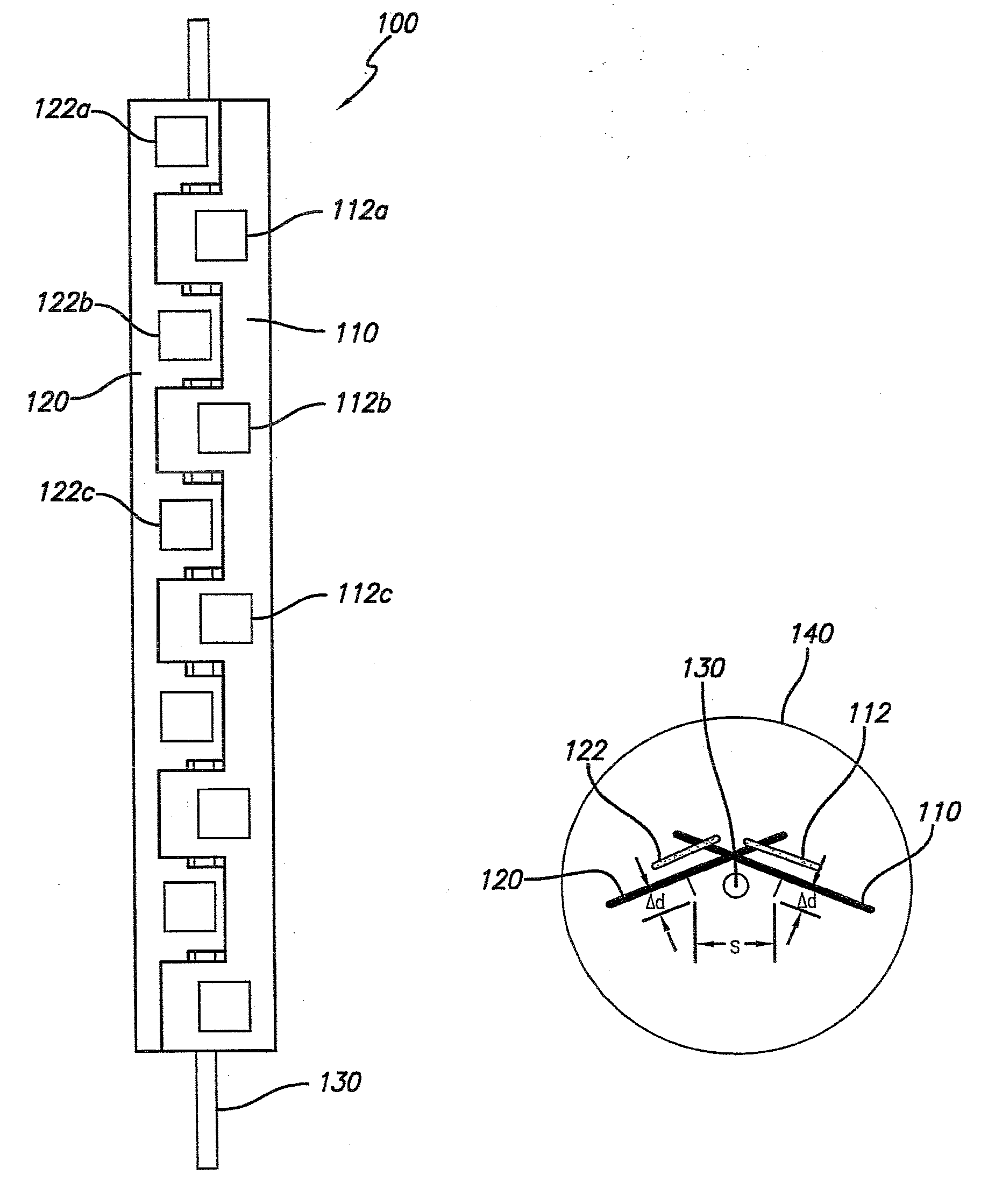 Linear antenna array with azimuth beam augmentation by axial rotation