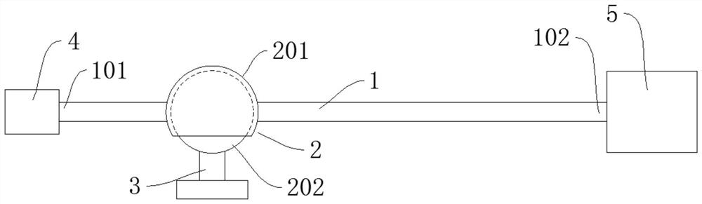 Displacement amplification mechanism, optical fiber scanning device and projector