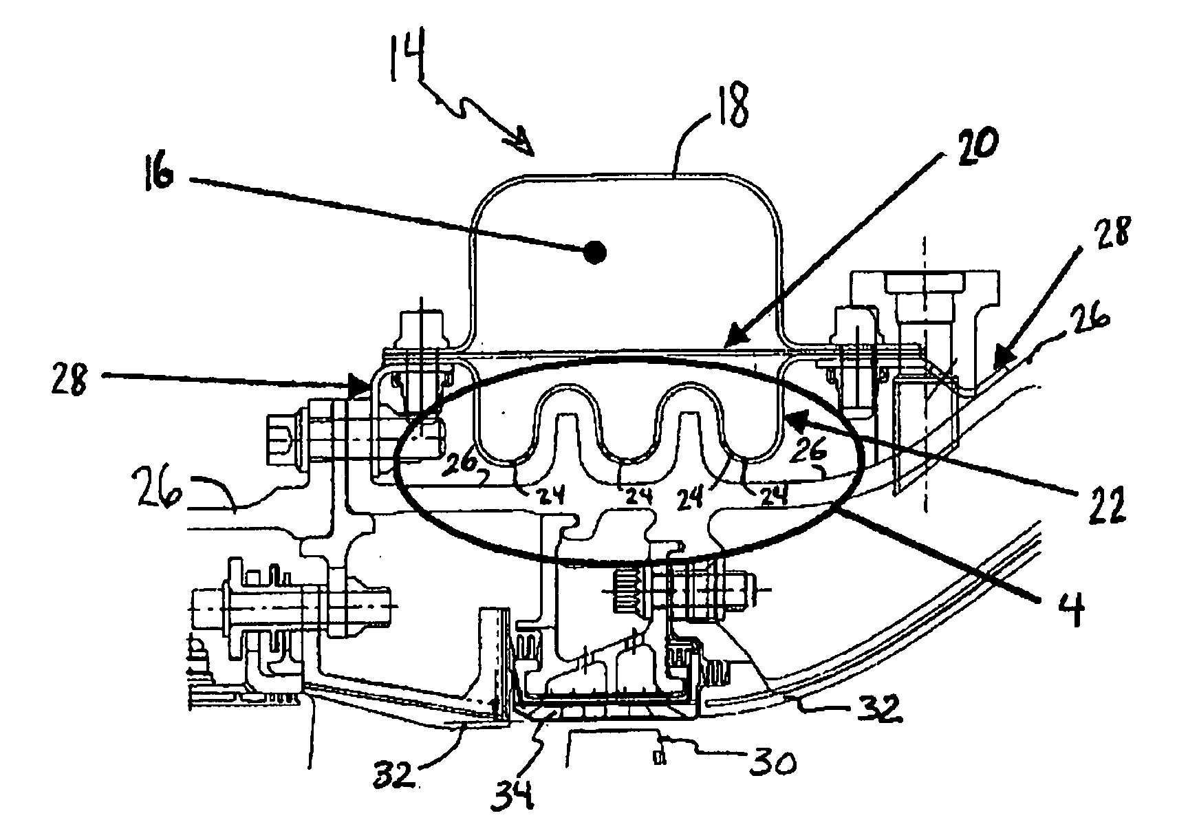 Active clearance control system for gas turbine engines