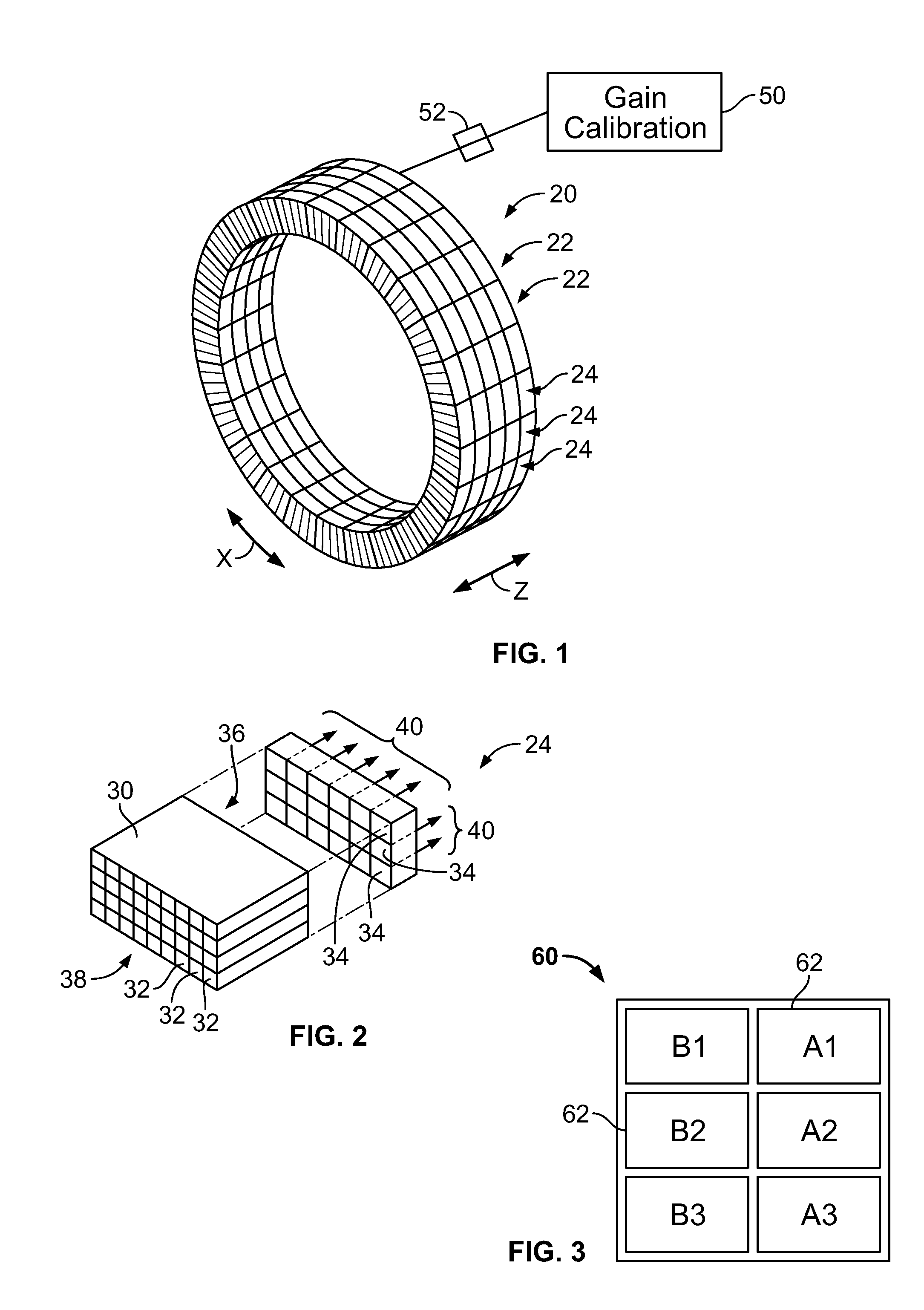 Methods and systems for gain calibration of gamma ray detectors