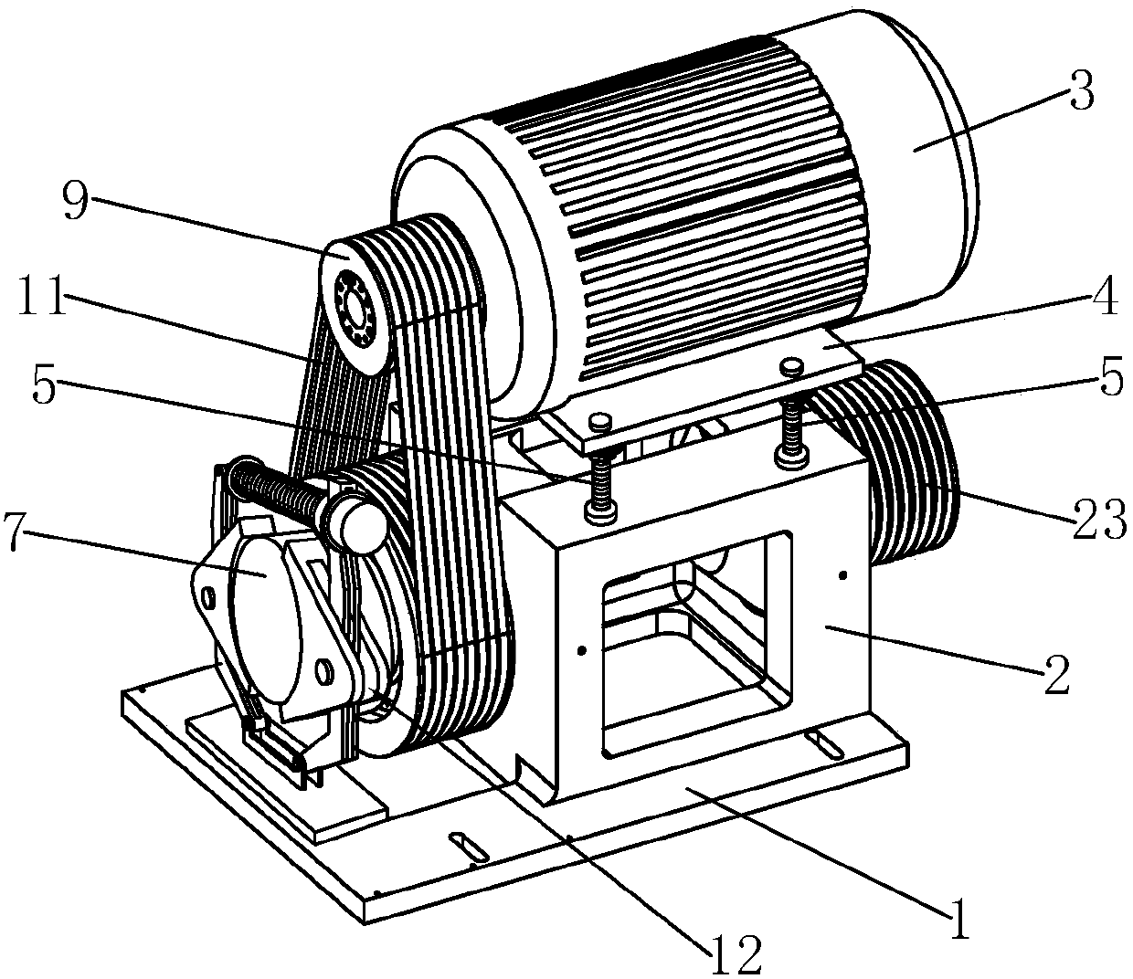 Transmission device of eight-station cold heading machine