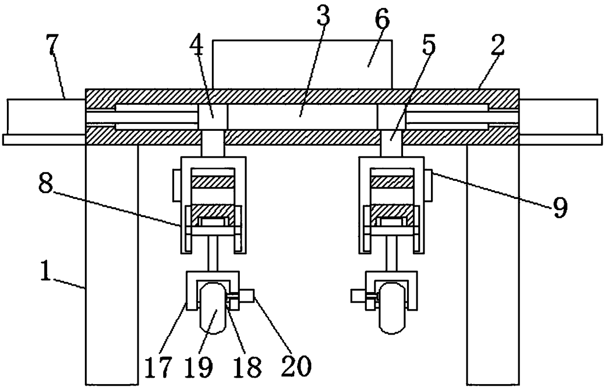 Force application load device suitable for running machine