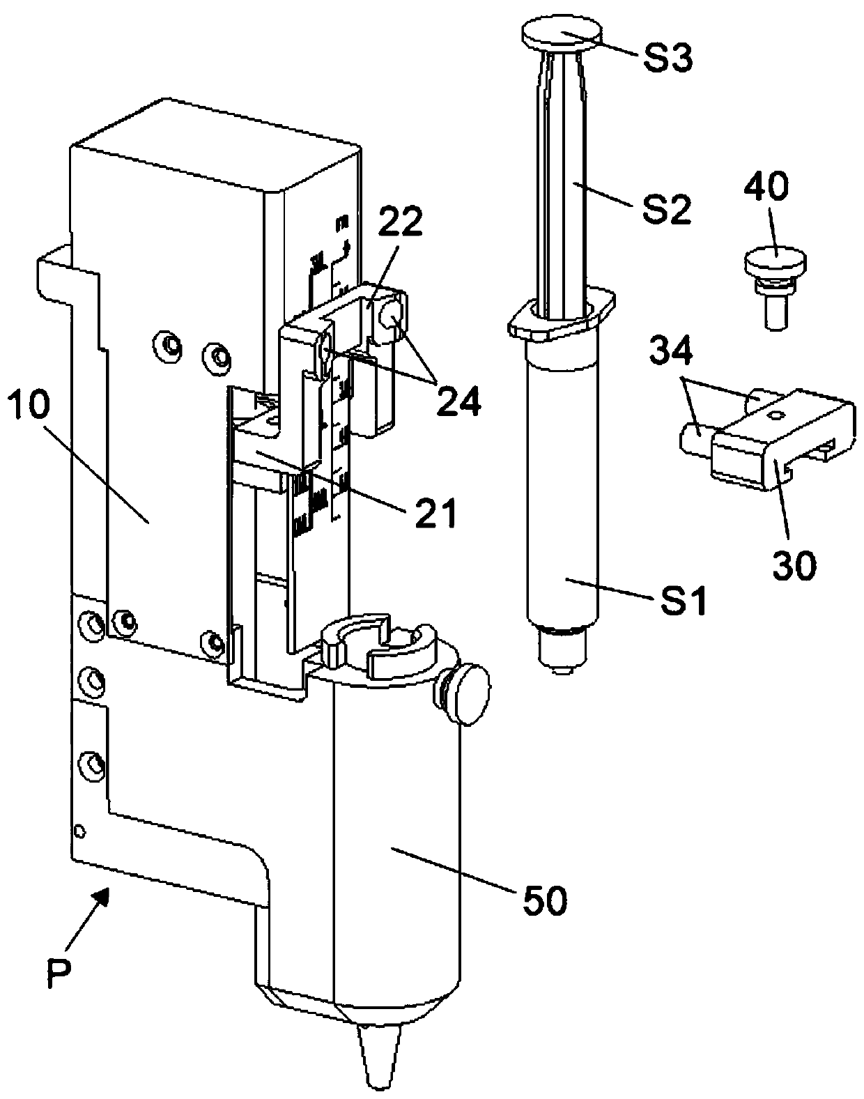 Printing head for biological 3D printer and biological 3D printer comprising same