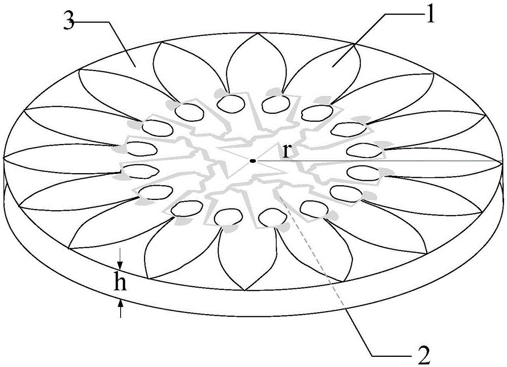 Ultra-wide-band horizontally-polarized omnidirectional connection type Vivaldi circular array antenna