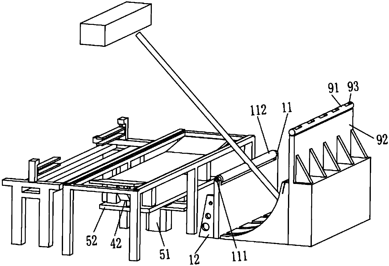 Aluminum bar aligning and conveying device