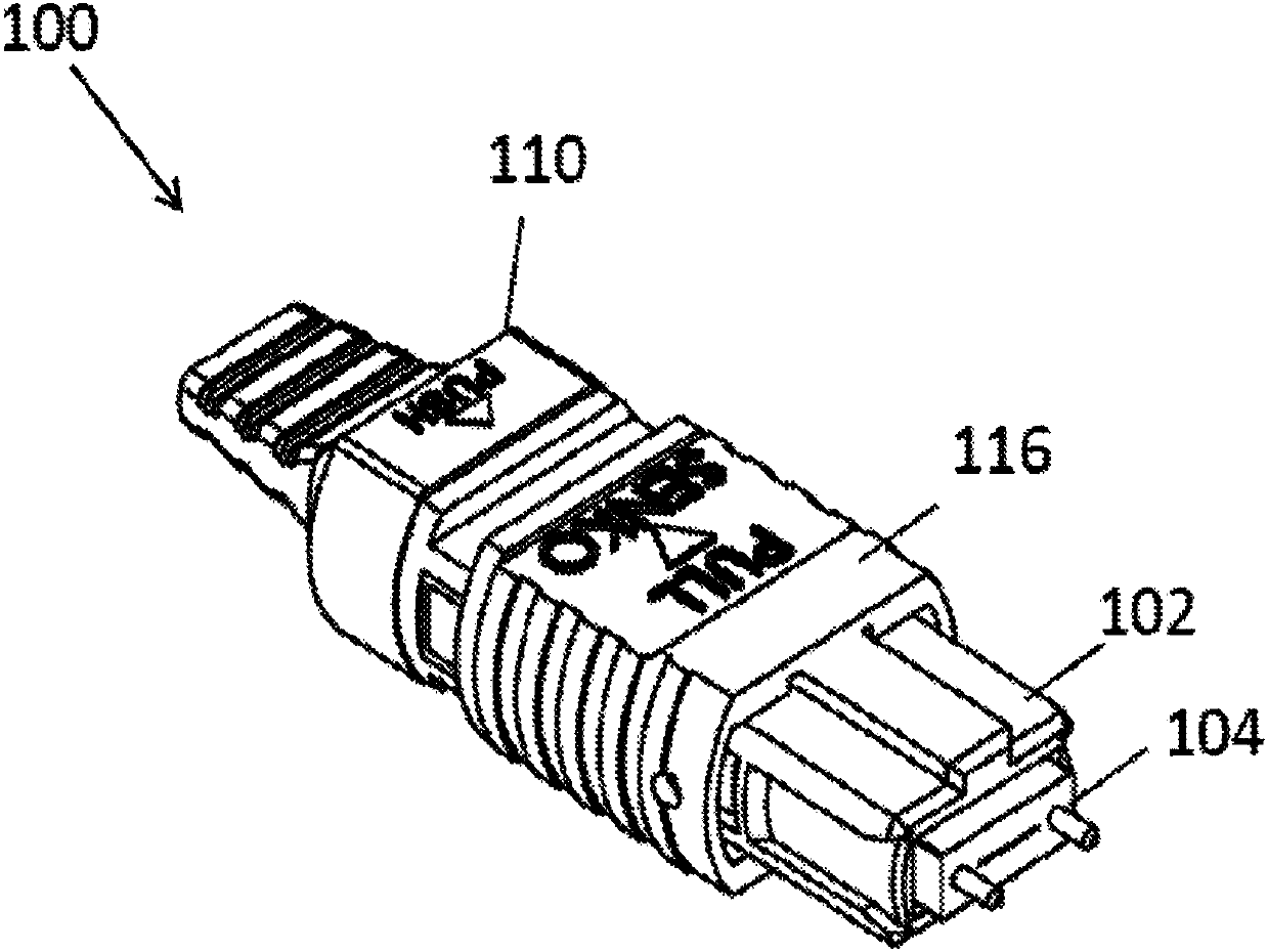 Bayonet lock mpo connector