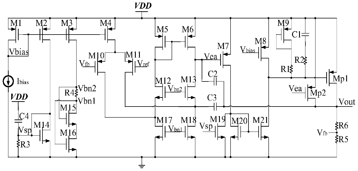 A Capacitorless Low Dropout Linear Regulator