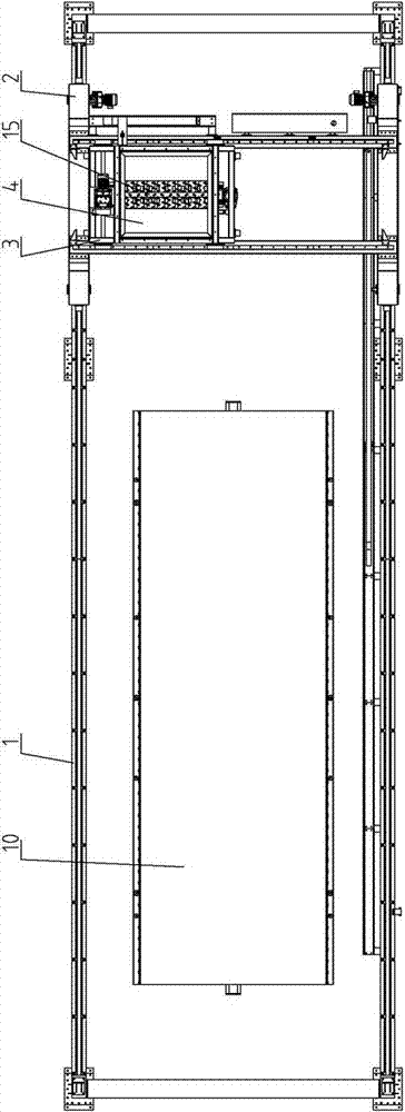 A mobile concrete automatic distribution system