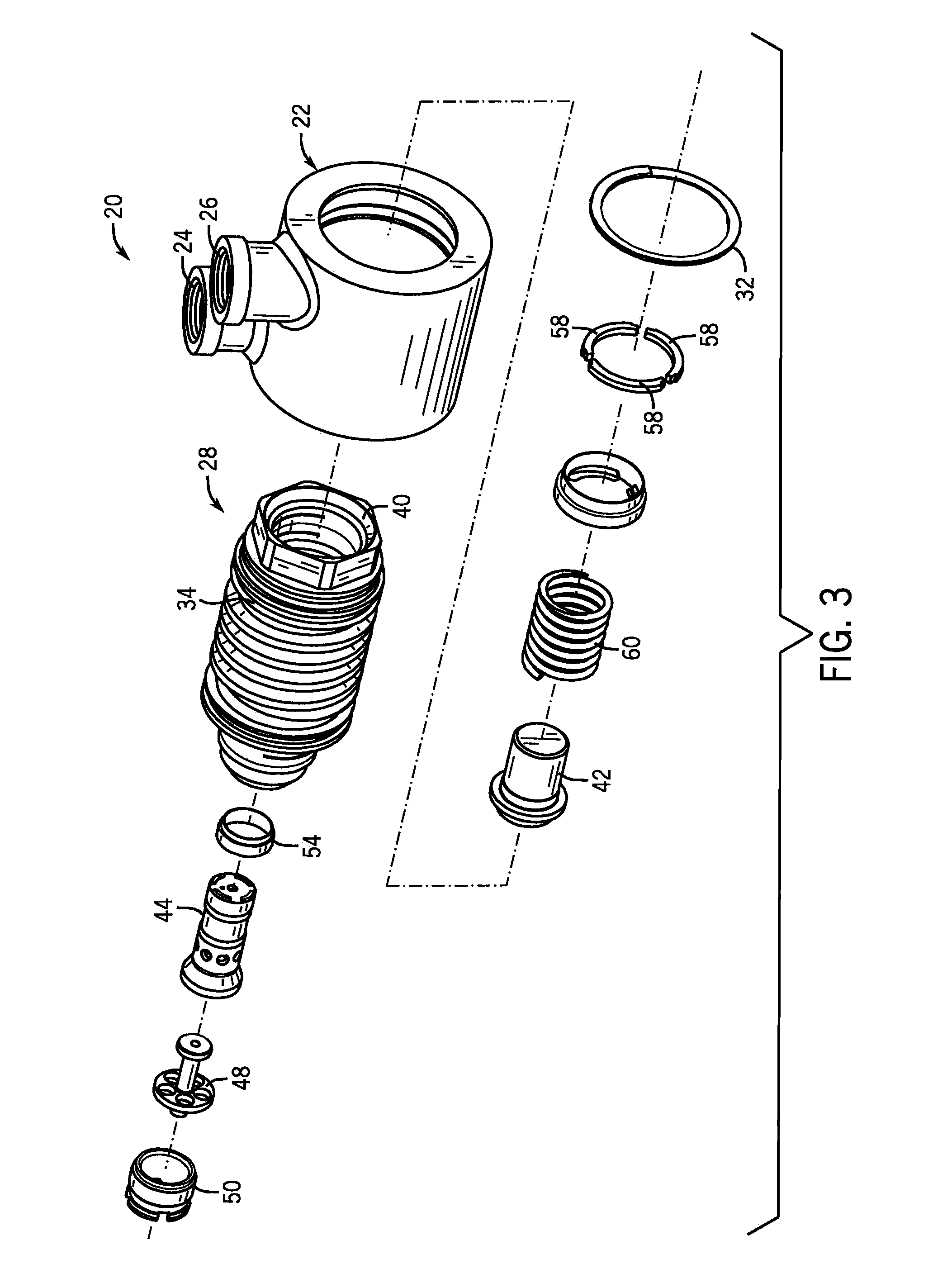 Valve with swirling coolant