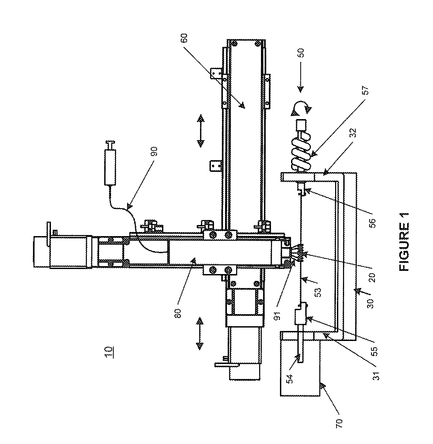 Apparatus for holding a medical device during coating