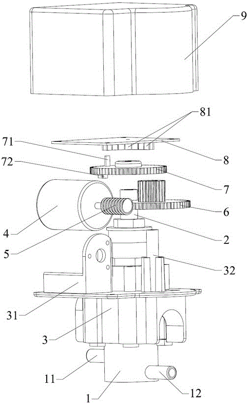 Intelligent control valve and water purifying device