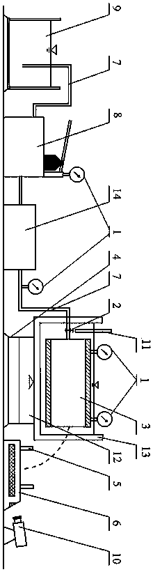 A rock permeability test equipment for simulating deep underground rock mass environment