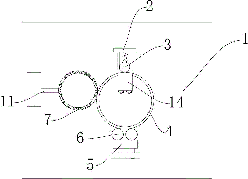 Special hub outer circle polishing machine