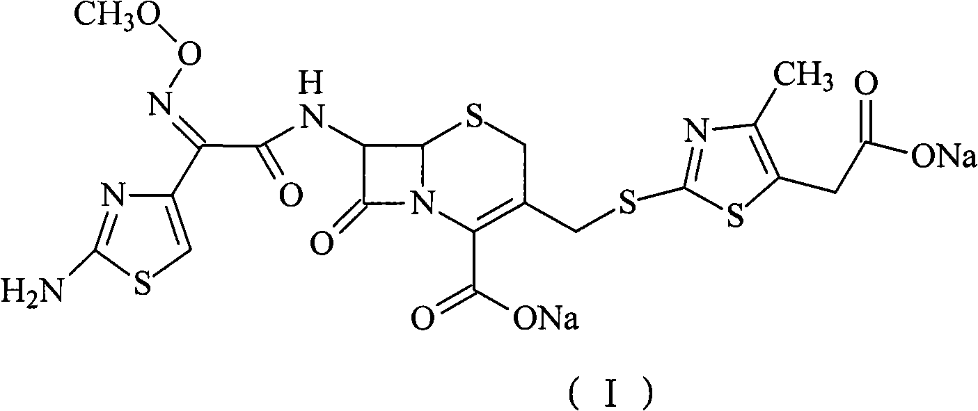Cefodizime sodium compound and novel method thereof