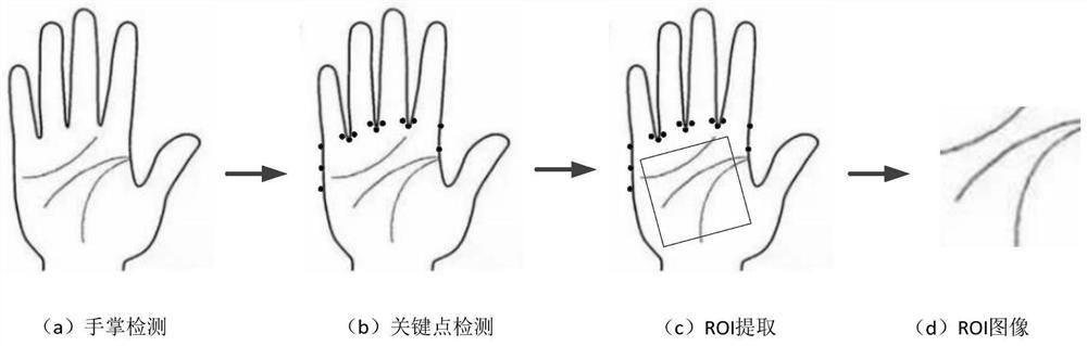 Identity recognition method and palmprint key point detection model training method and device