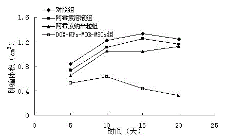 Preparation carried with particles of antitumor drug and preparation method thereof