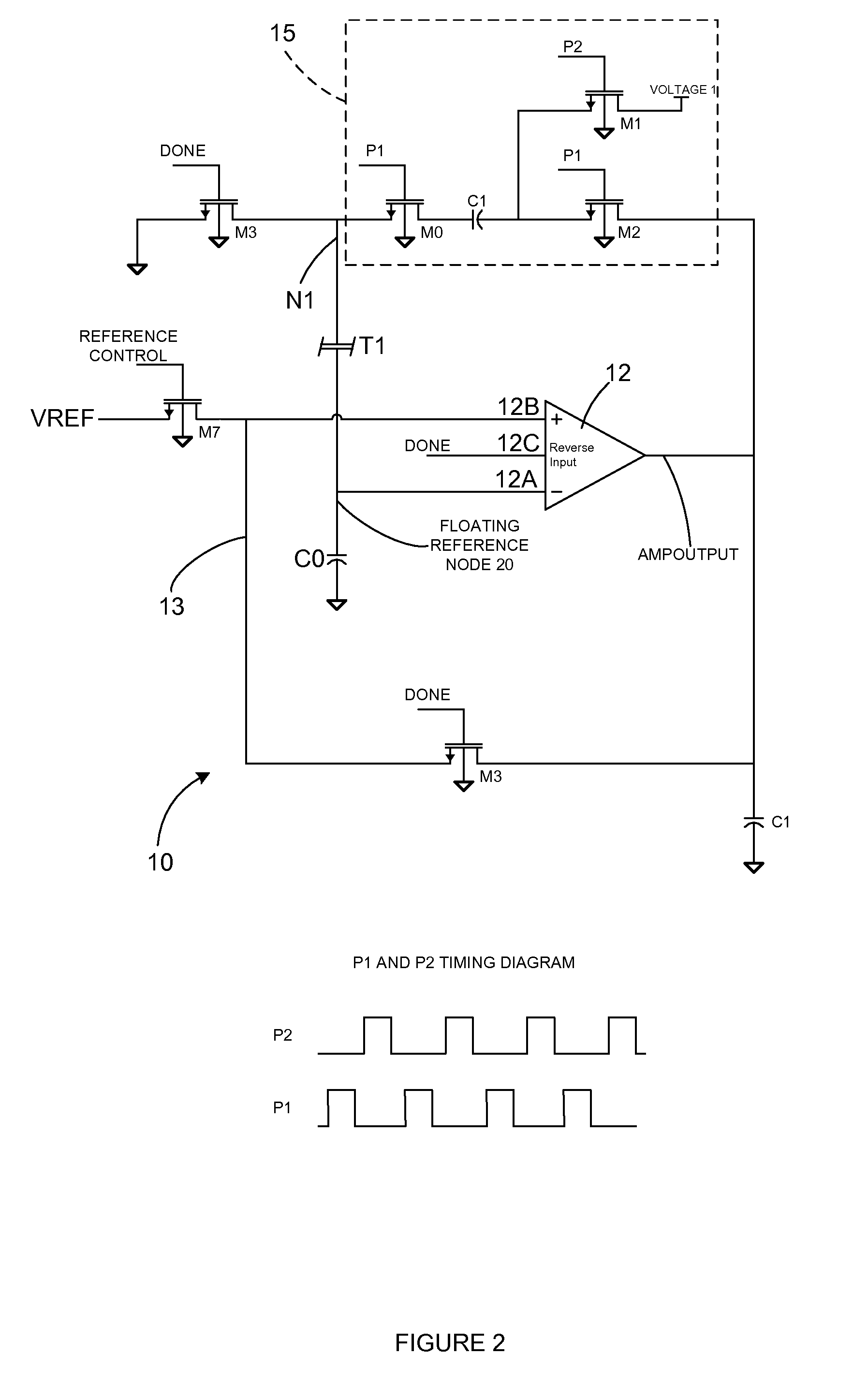 Circuit and system for programming a floating gate