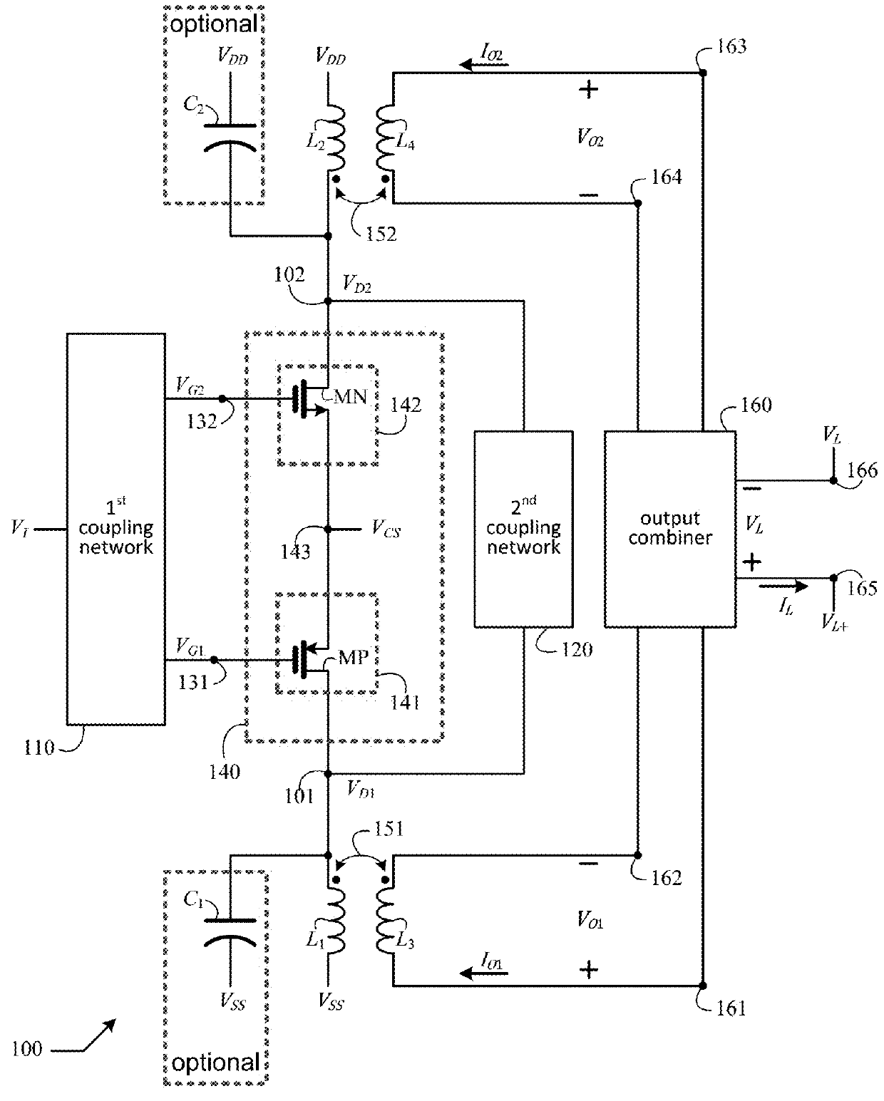 Radio frequency power amplifier and method thereof