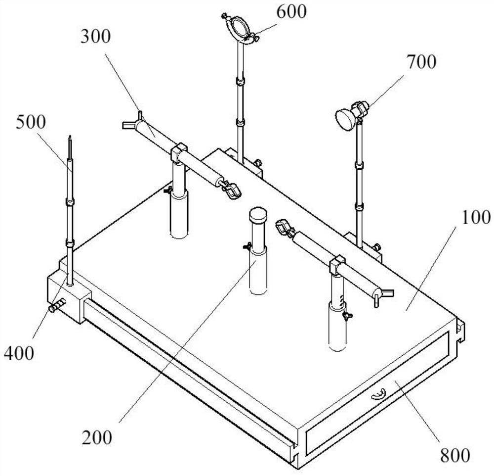 Dissection device for animal medical experiment