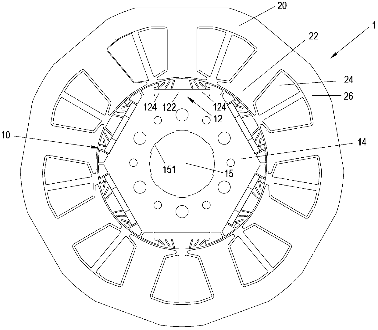 Rotor assembly and permanent magnet motor comprising same