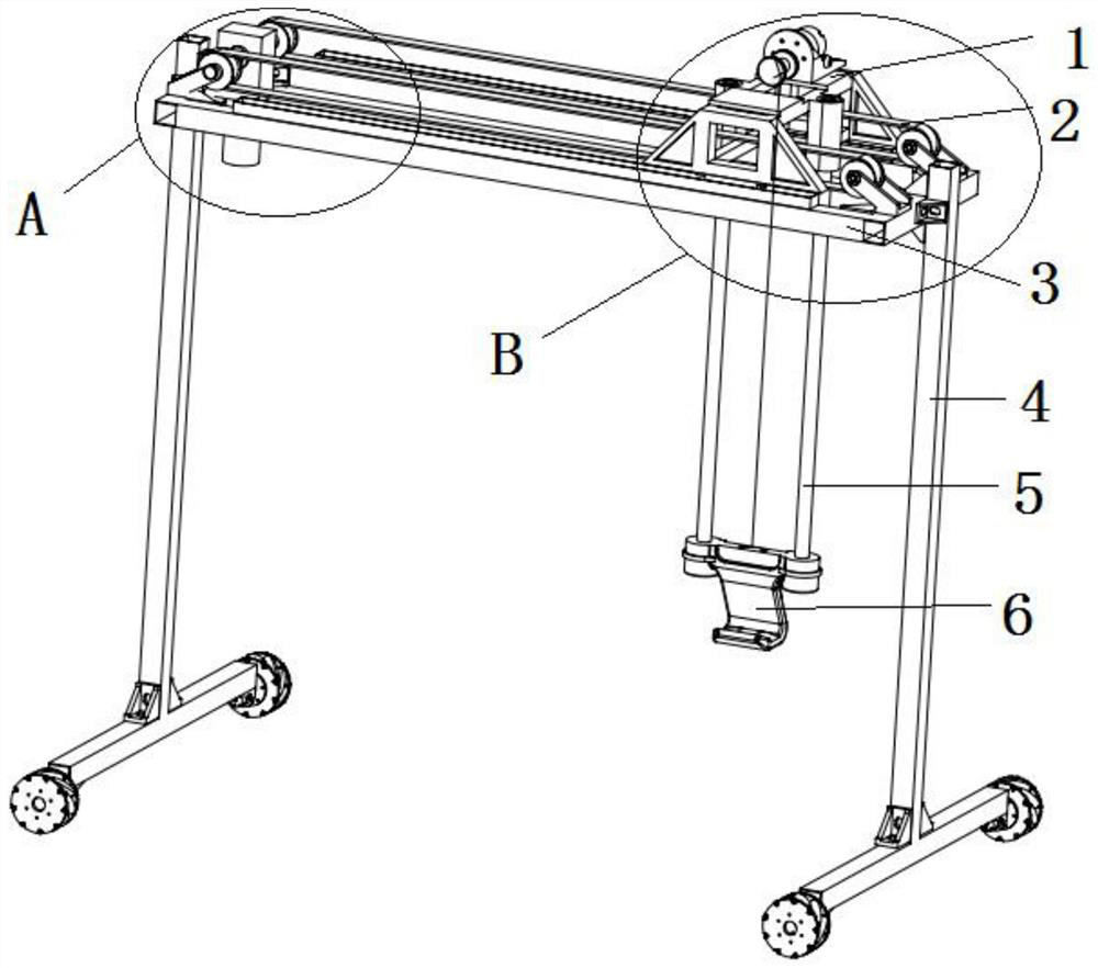 Light anti-swing lifter and lifting mechanism thereof