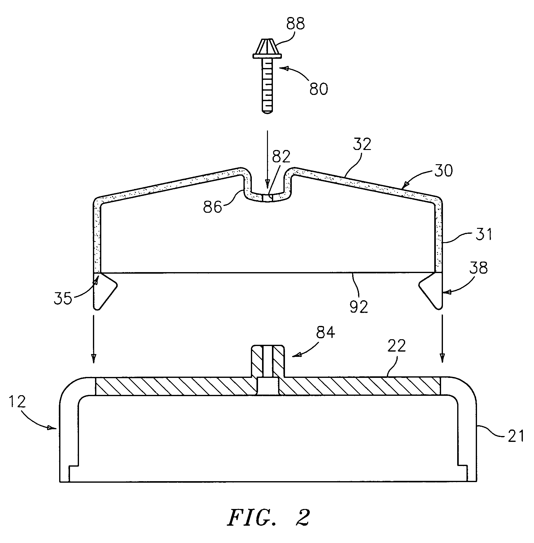 Method and apparatus for attachment of a cover for a dynamoelectric machine