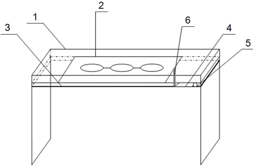 Intelligent kitchen cabinet (kitchen working table surface) wireless power supply system