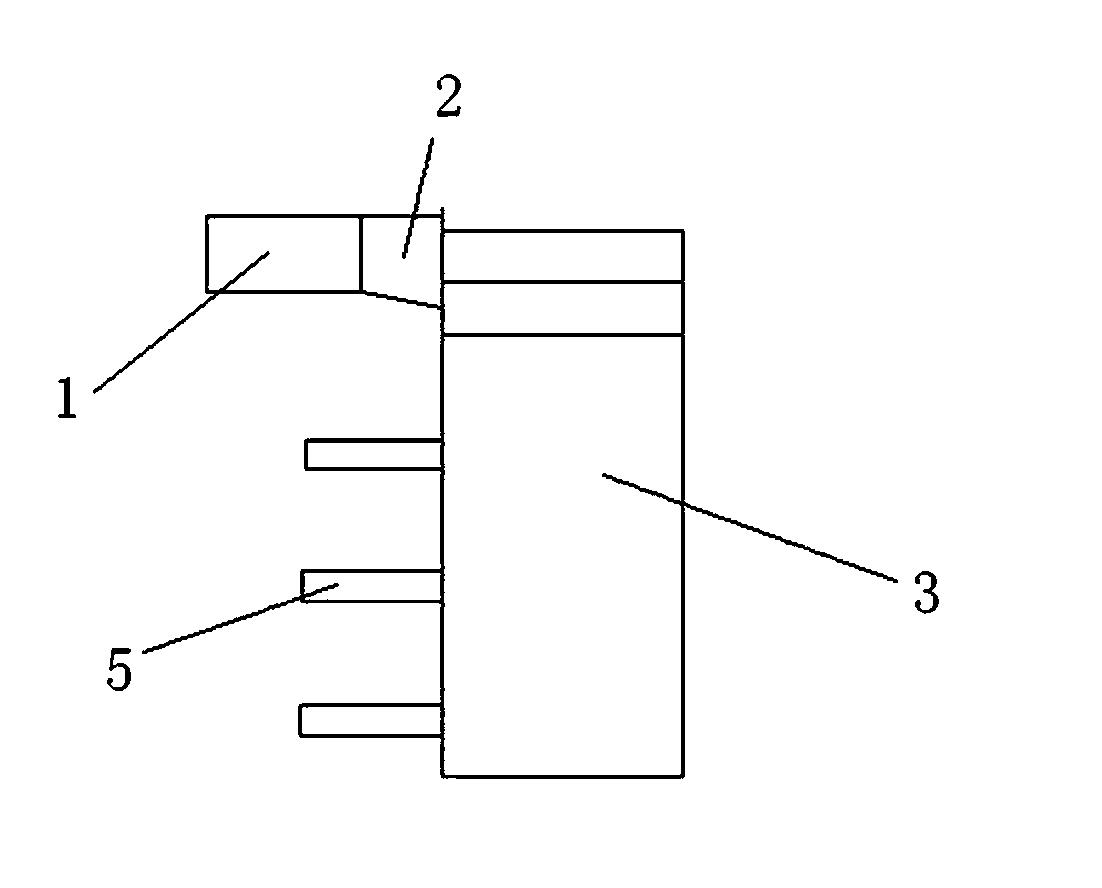 Edgewise pouring device for foundation plate