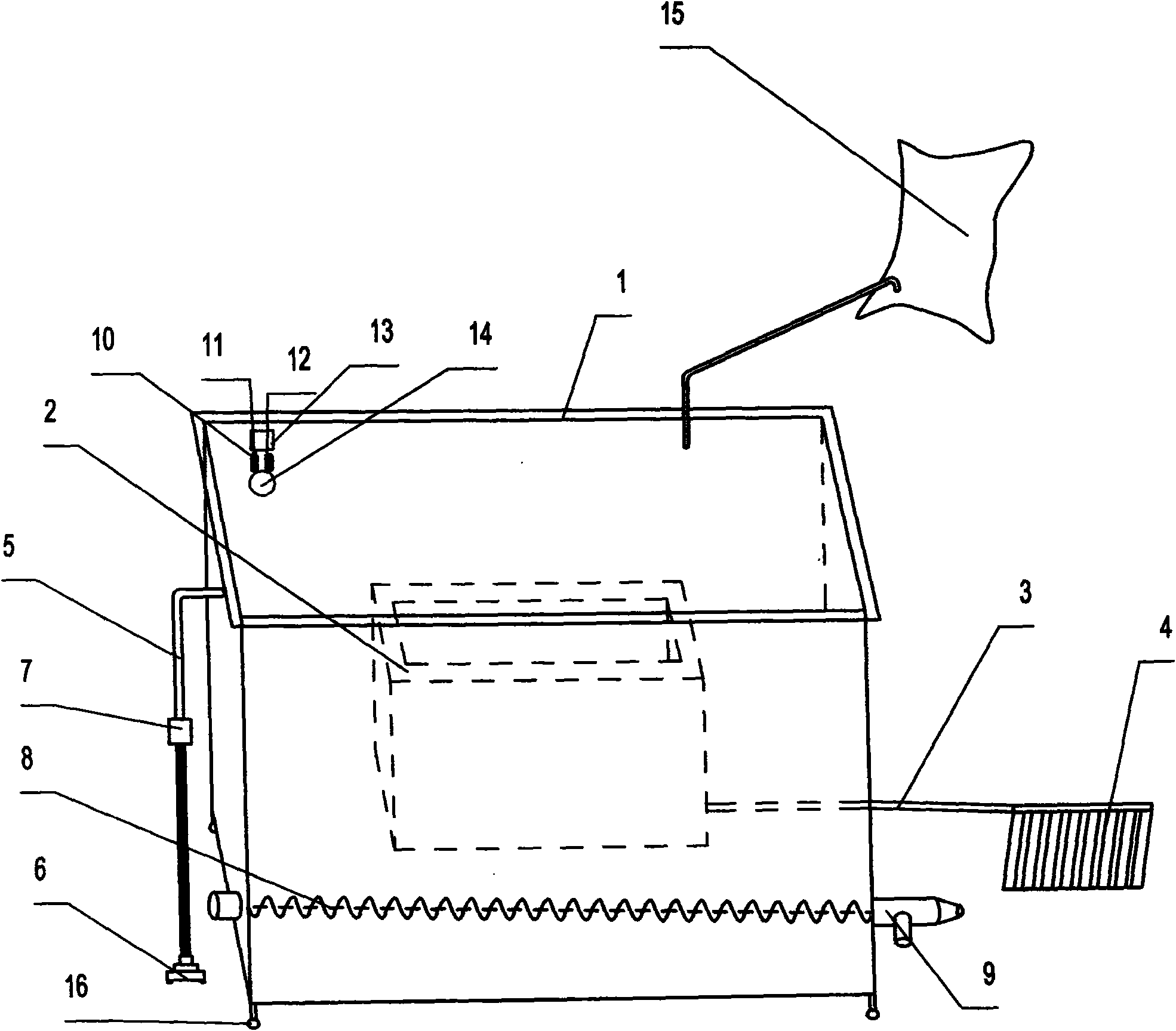 Multi-function high-efficiency livestock and poultry excrement treating device