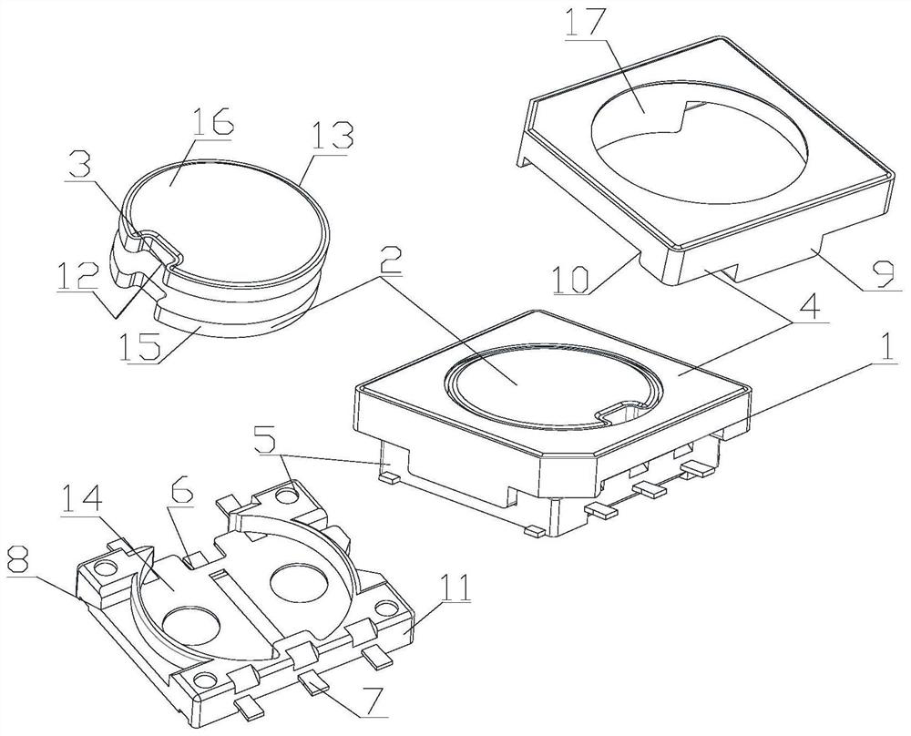 Production line for automatic assembly and bonding of surface inductor cores