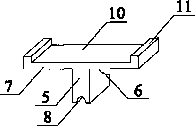 Ribbed superposed prestressed reinforced concrete precast slab