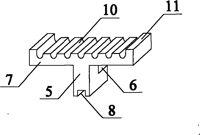 Ribbed superposed prestressed reinforced concrete precast slab